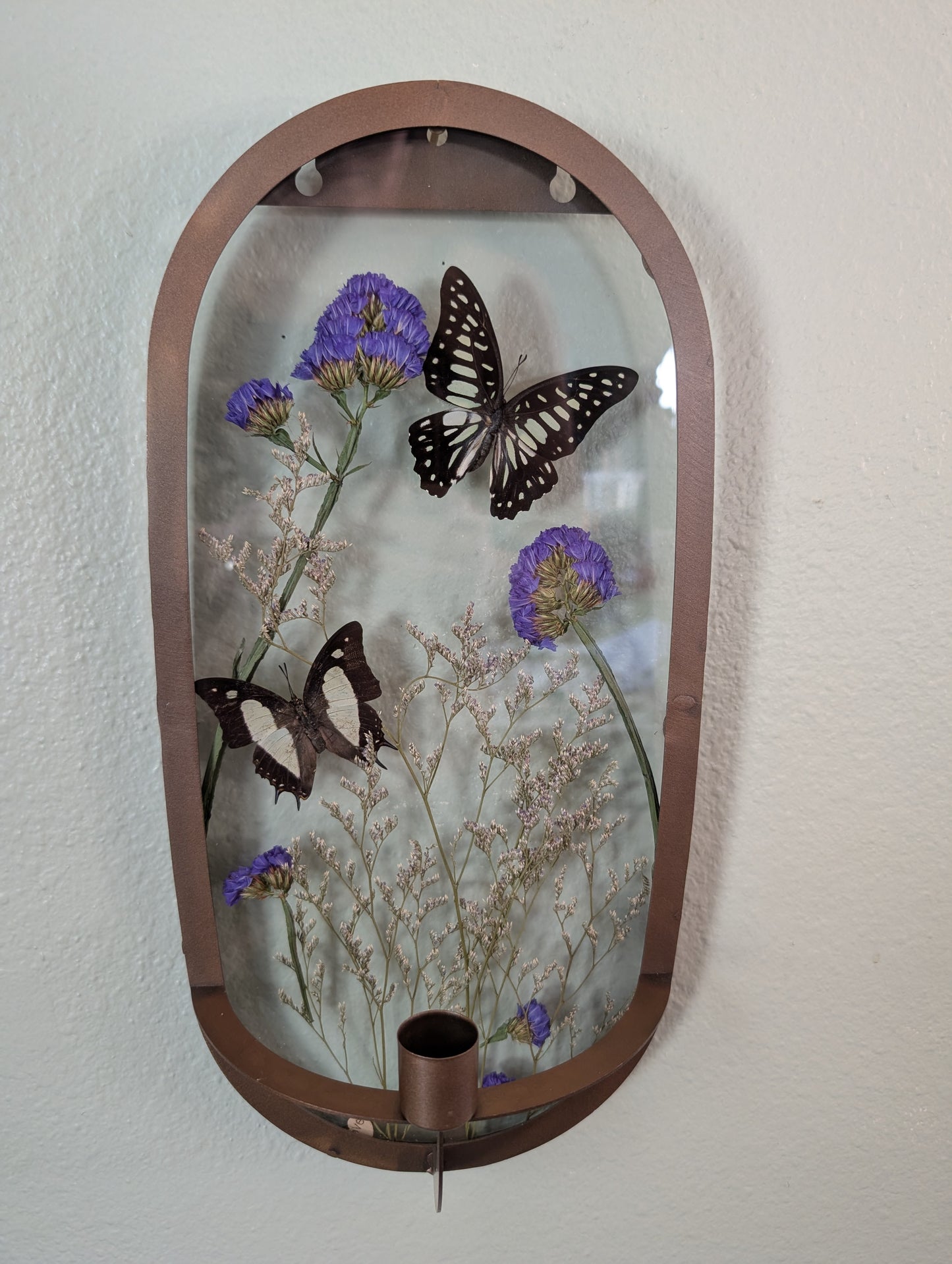 Lg Butterfly Candle Press Frame
